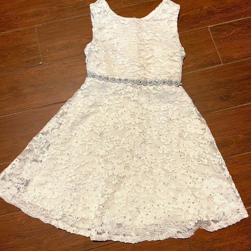 3T Speechless Kids White dress